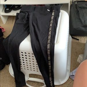 PINK Victoria's Secret Pants - pink leggings PINK Victoria's Secret Pants - pink leggings